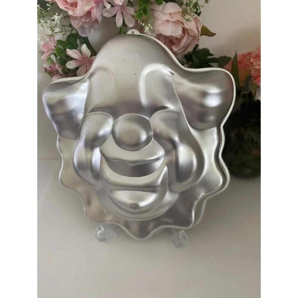 Wilton‎ 1974 Clown Face Cake Pan #502-275 Cake Mold Form Vintage 12